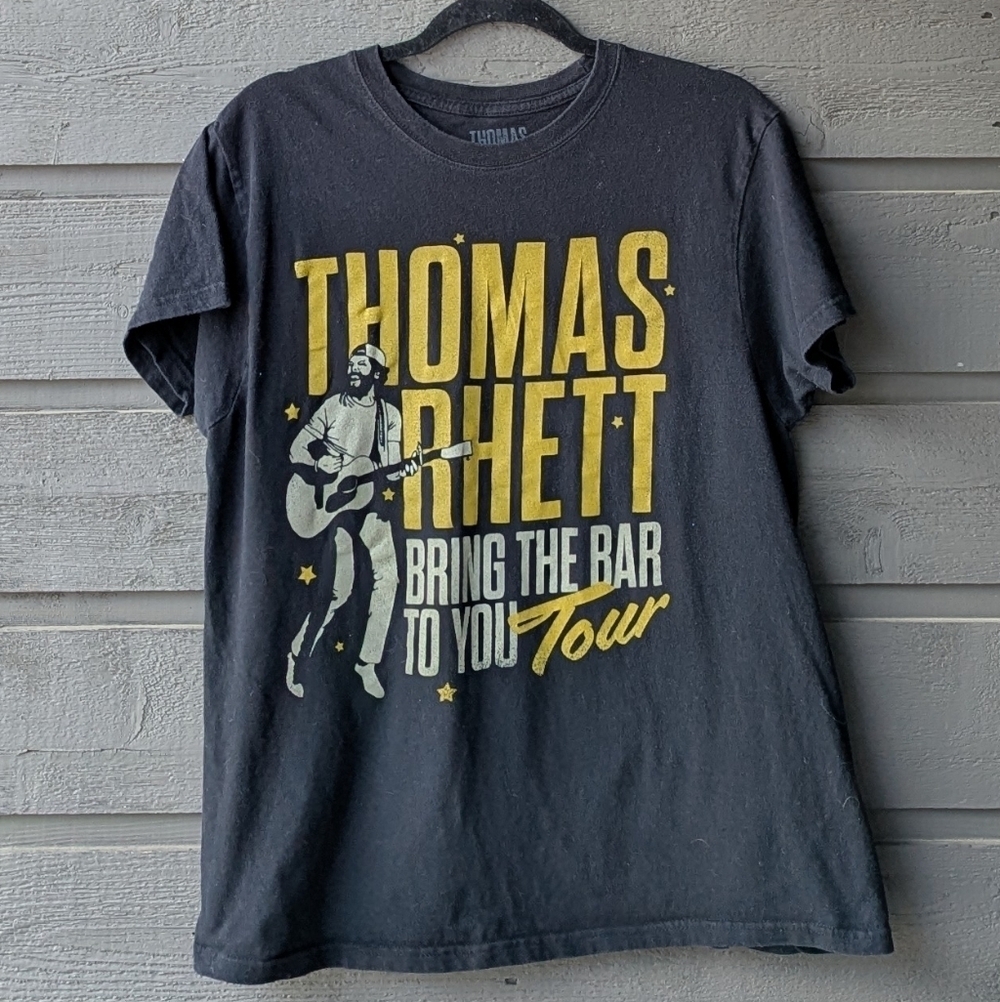 Thomas Rhett Bring The Bar To You Tour T-Shirt Black Size Large